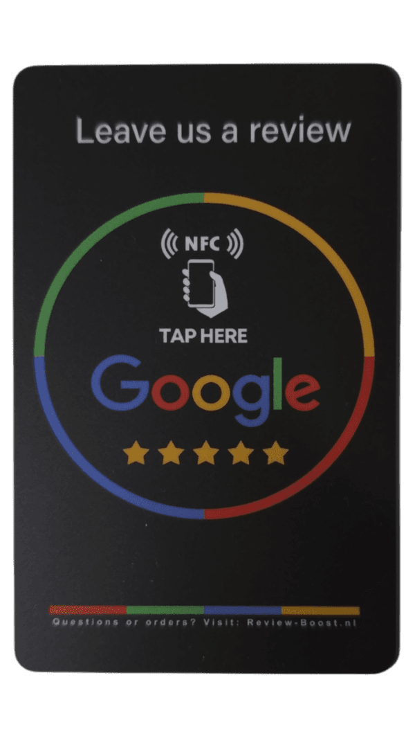 NFC Google zwart kaart