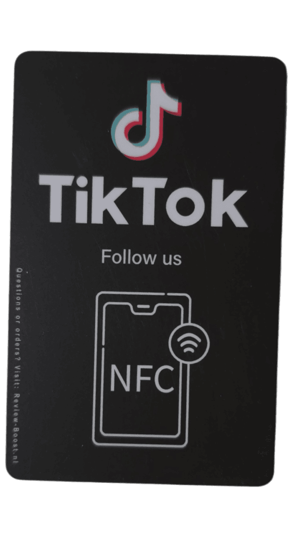 NFC TikTok nfc kaart